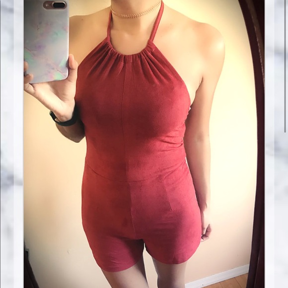 Halter Top Romper - Picture 1 of 2